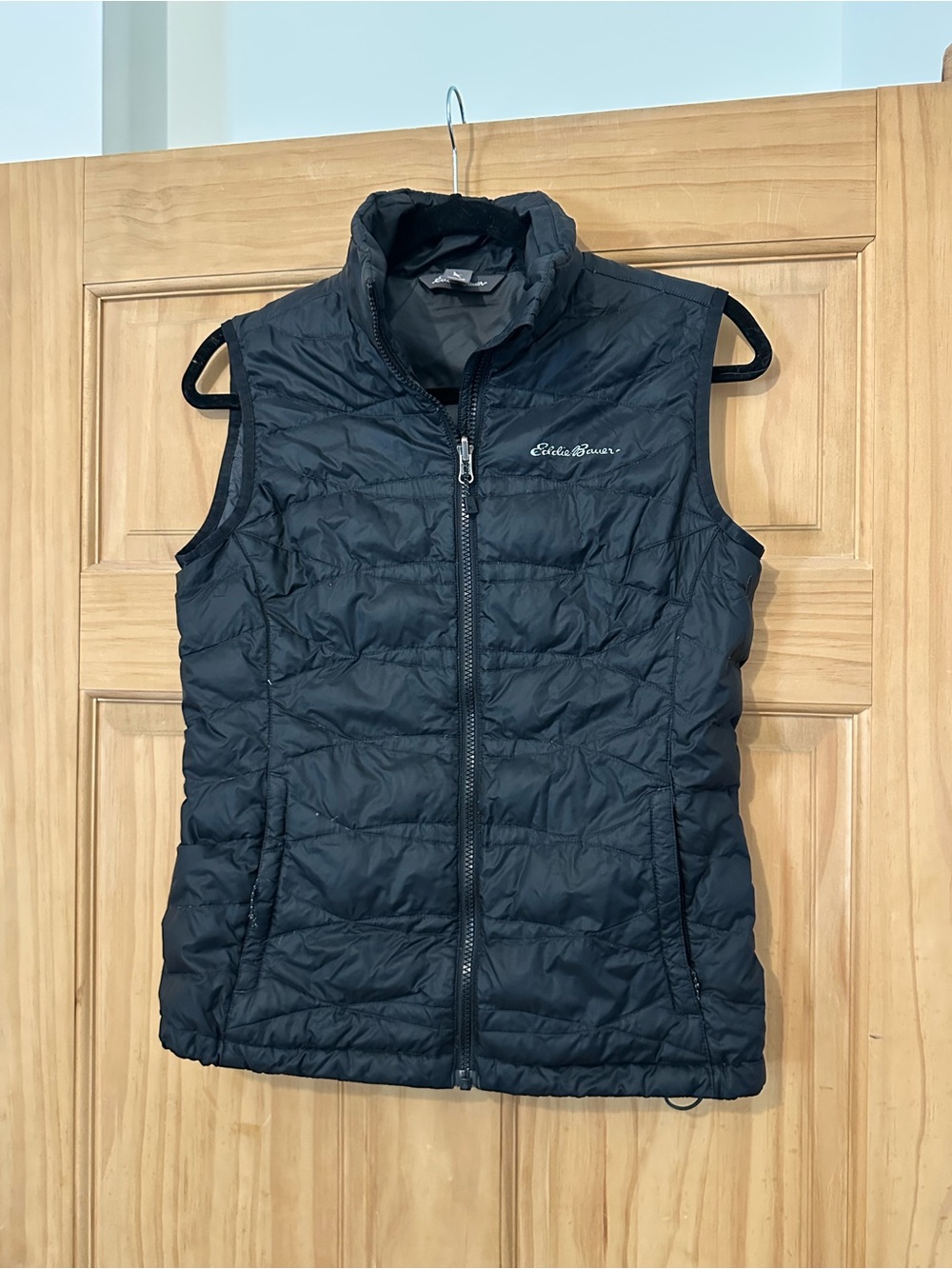 Eddie Bauer Black Quilted Lightweight Women's Puffer Vest